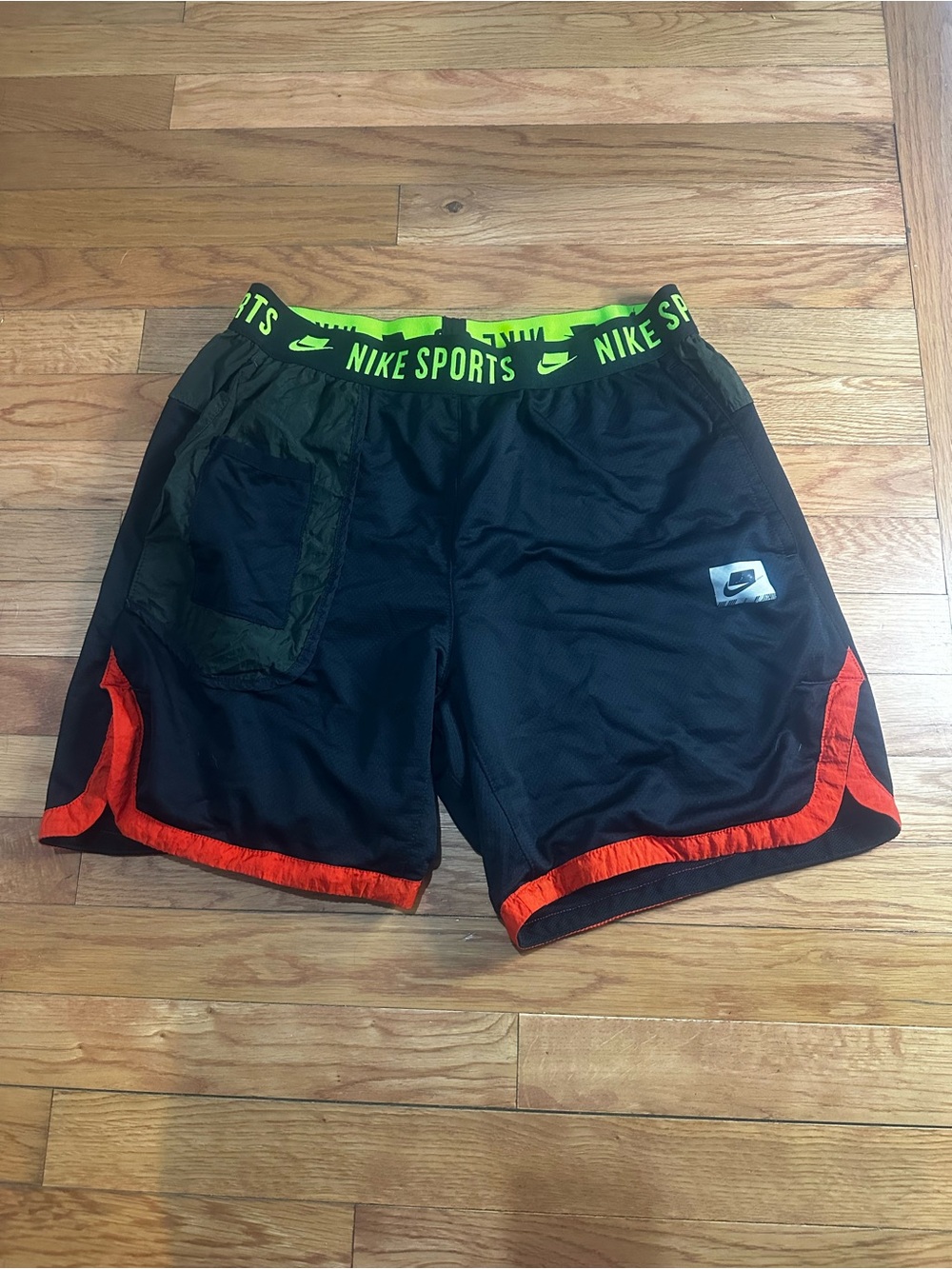 Nike Dr-fit Sports Clash Shorts Volt Black Men’s Small